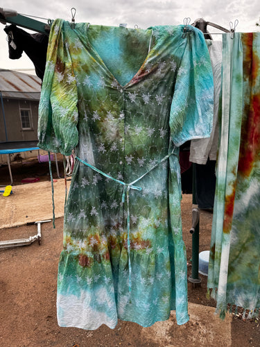 custom dyed dress for Jenny