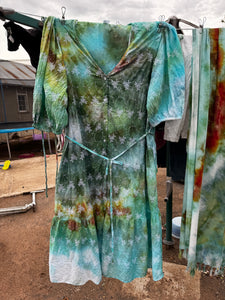 custom dyed dress for Jenny